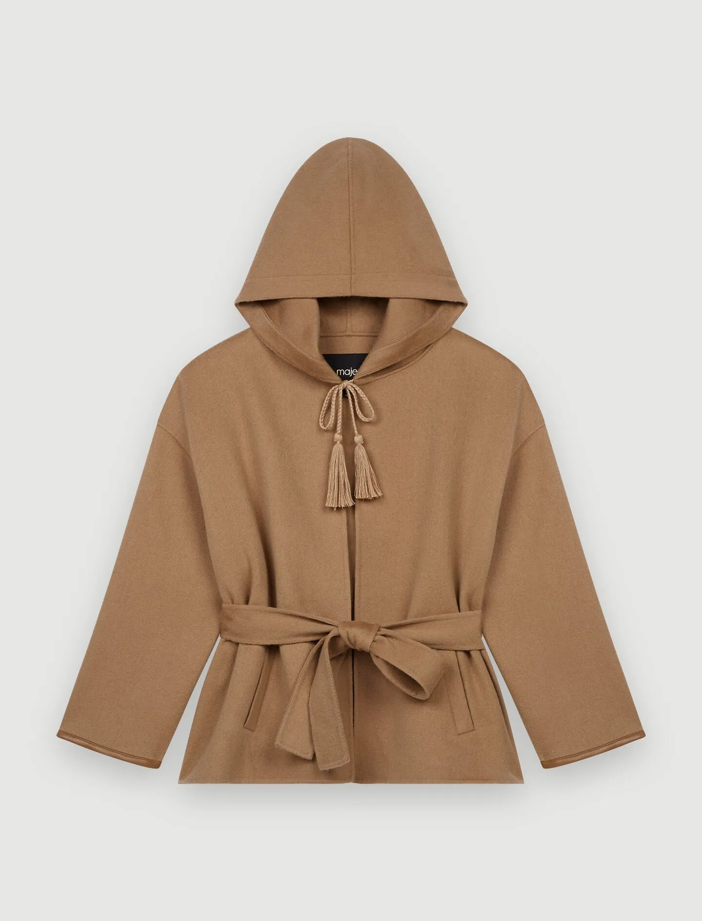 DOUBLE-FACED COAT WITH HOOD