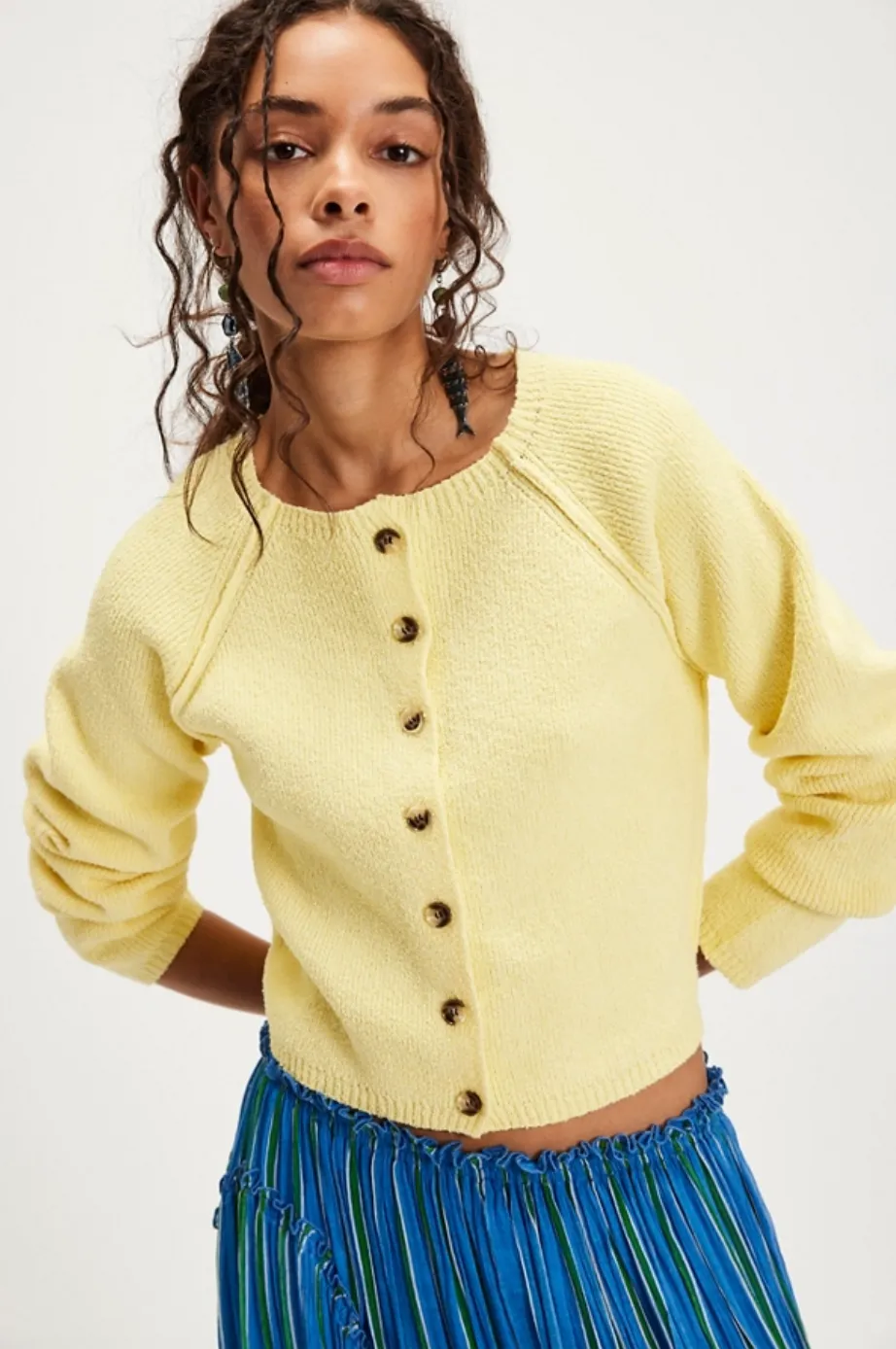 Sydney Shrunken Cardi - Sunshine Time